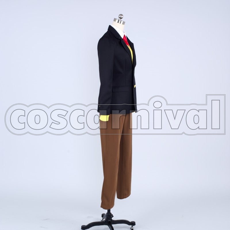 School Nagisa Hazuki cosplay costume from Free! Iwatobi High, side view 2