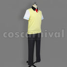 School Nagisa Hazuki Summer cosplay costume from Free! Iwatobi High, side view