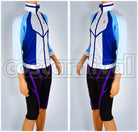 Iwatobi High School Swim Club Jersey Full Set Cosplay cosplay costume from Free!, front view 2