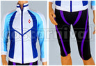 Iwatobi High School Swim Club Jersey Full Set Cosplay cosplay costume from Free!, front view 3