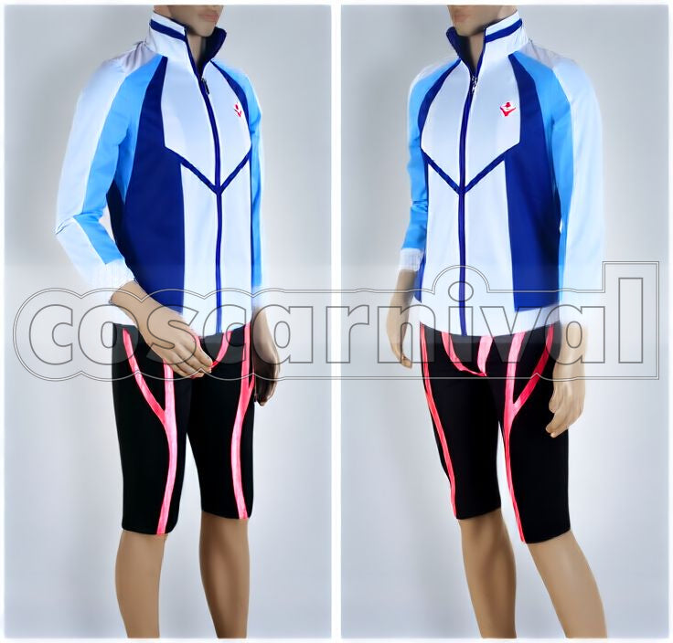 Nagisa Hazuki Iwatobi High School Swim Club Full Set Cosplay cosplay costume from Free!, front view 2