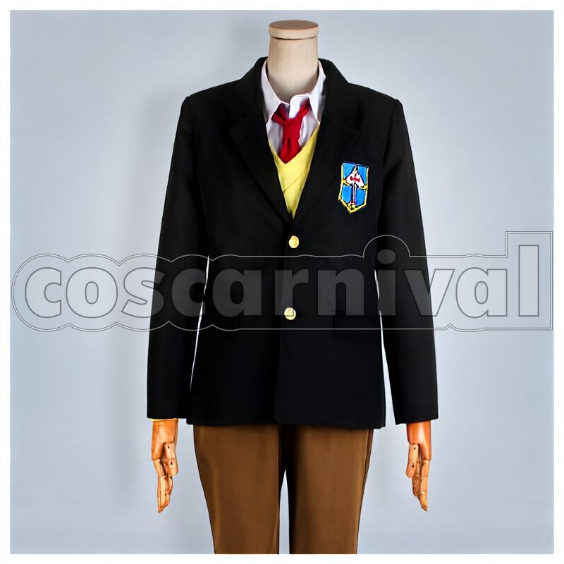 Nagisa Hazuki Iwatobi High School Uniform Cosplay cosplay costume from Free!, front view 1