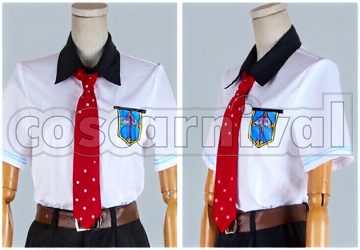 Rei Ryugazaki Summer School Uniform Cosplay cosplay costume from Free!, front view 3
