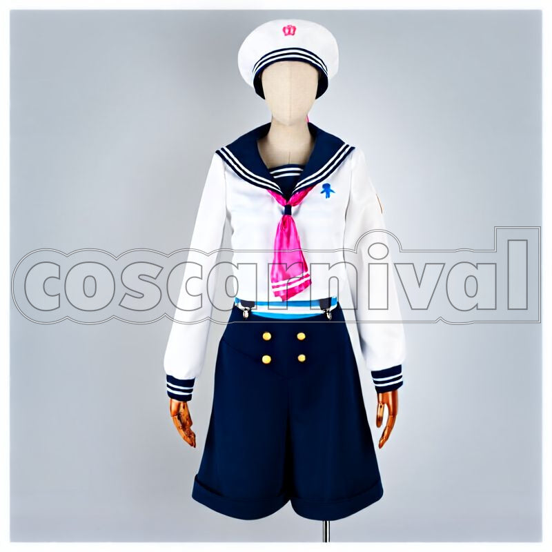 Rei Ryugazaki Swim Club SPLASH FREE ED Childhood Sailor Cosplay cosplay costume from Free!, front view 1