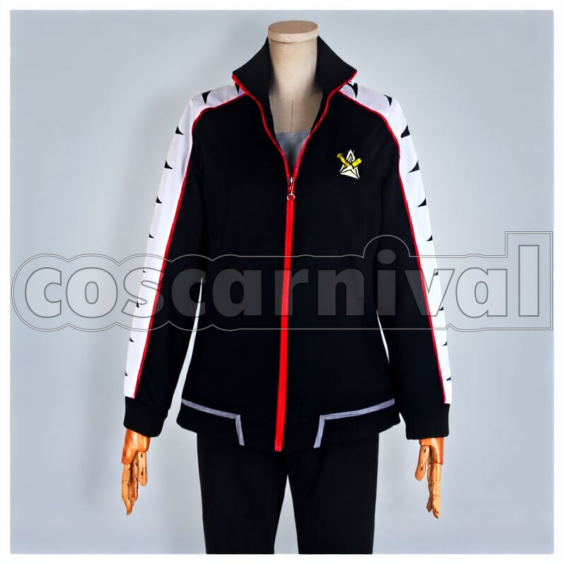 Rin Matsuoka Jersey 3-Piece Cosplay cosplay costume from Free!, piece 38509 front view 1
