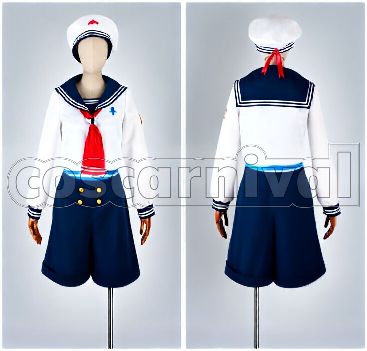 Rin Matsuoka Swim Club SPLASH FREE ED Childhood Sailor Cosplay cosplay costume from Free!, detail-1