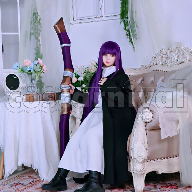 Journey's End Fern Cosplay cosplay costume from Frieren: Beyond, front view 3