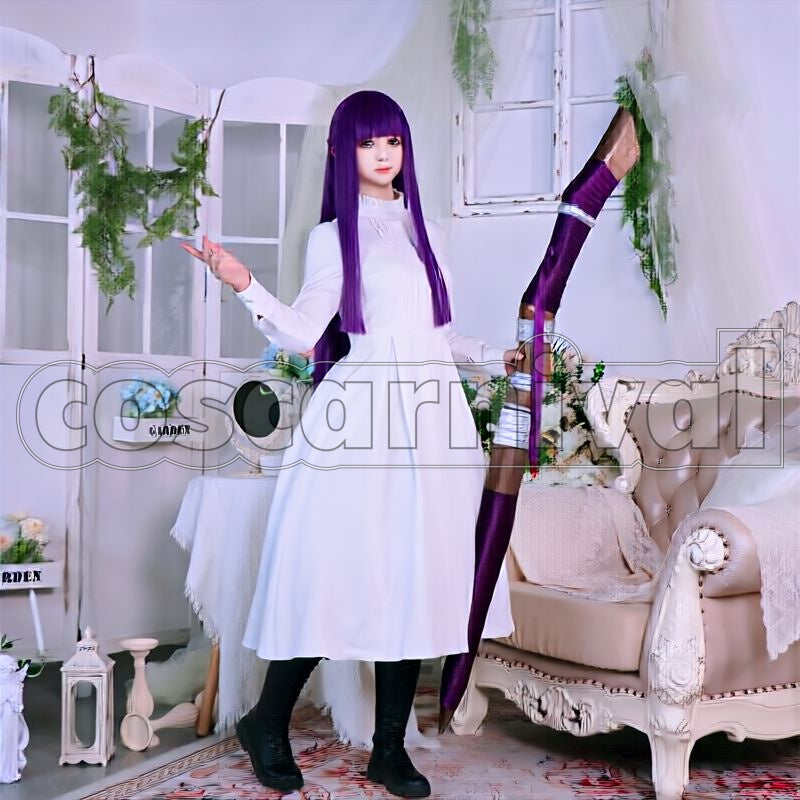Journey's End Fern Cosplay cosplay costume from Frieren: Beyond, front view 4