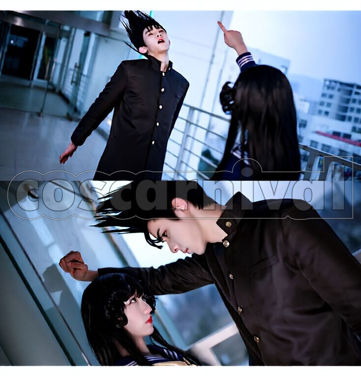 It's My Turn!! Shinji Ito Long Gakuran School Uniform Cosplay cosplay costume from From Today, front view 4