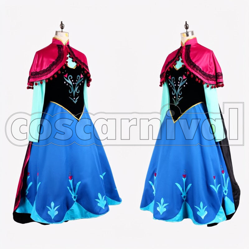Wear cosplay costume from Frozen Anna Casual, front view 2