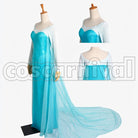 Elsa cosplay costume from Frozen Elsa, front view 3