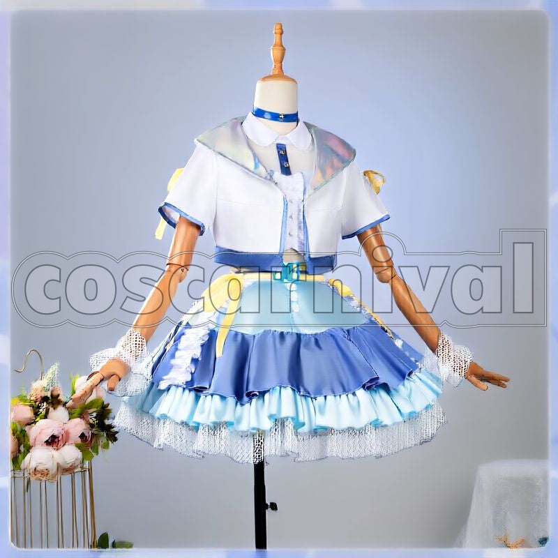 Kotone Fujita Sekaiichi Kawaii Watashi Cosplay cosplay costume from Gakuen Idolmaster, front view 3