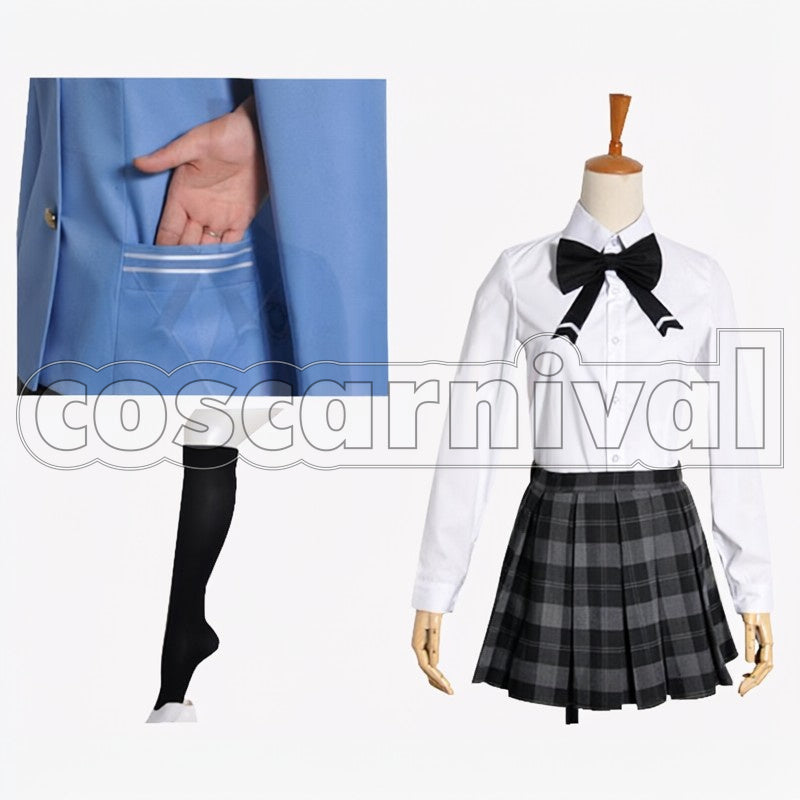 School Days Saya Kinohana cosplay costume from Gakuen K: Wonderful, front view 3