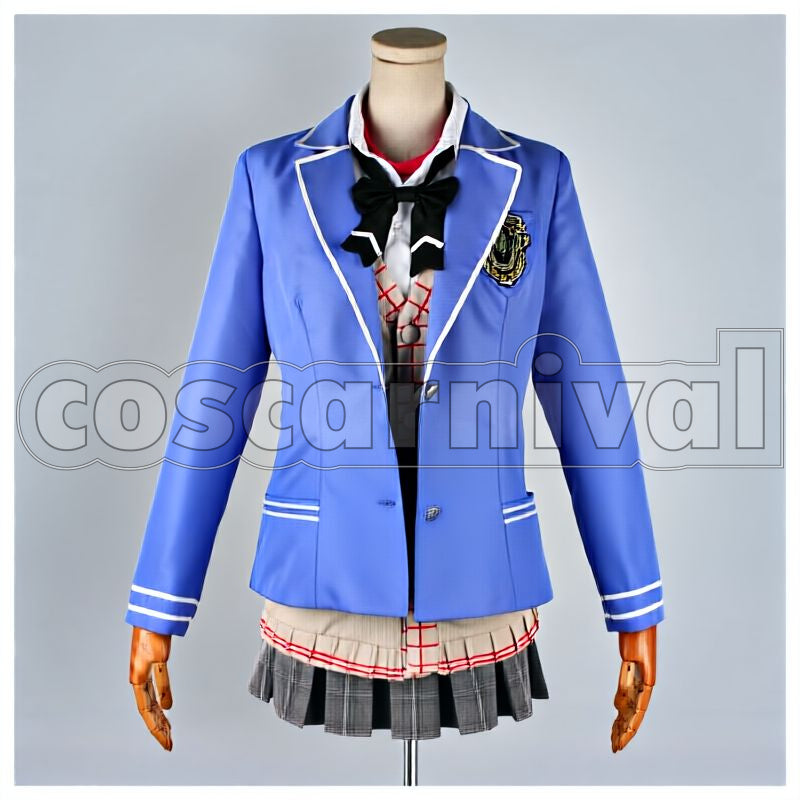 -Wonderful School Days- Neko, Saya Konohana Ashinaka High School Girls Uniform Cosplay cosplay costume from Gakuen K, front view 1