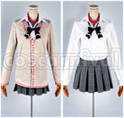 -Wonderful School Days- Neko, Saya Konohana Ashinaka High School Girls Uniform Cosplay cosplay costume from Gakuen K, front view 3