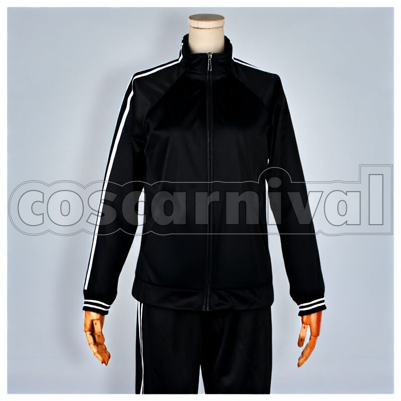 -Wonderful School Days- Ashinaka High School Silver Club Jersey Cosplay cosplay costume from Gakuen K, front view 1