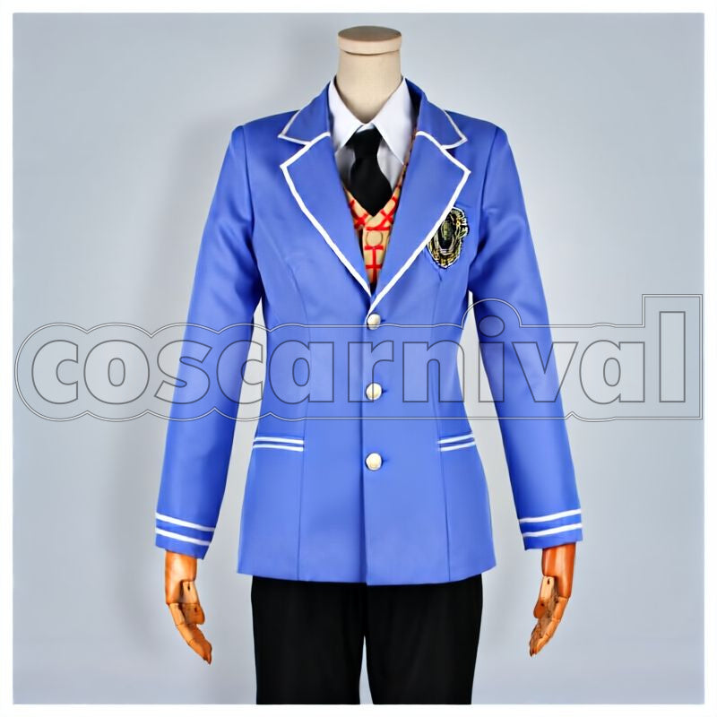 -Wonderful School Days- Ashinaka High School Silver Club Uniform Cosplay cosplay costume from Gakuen K, front view 1