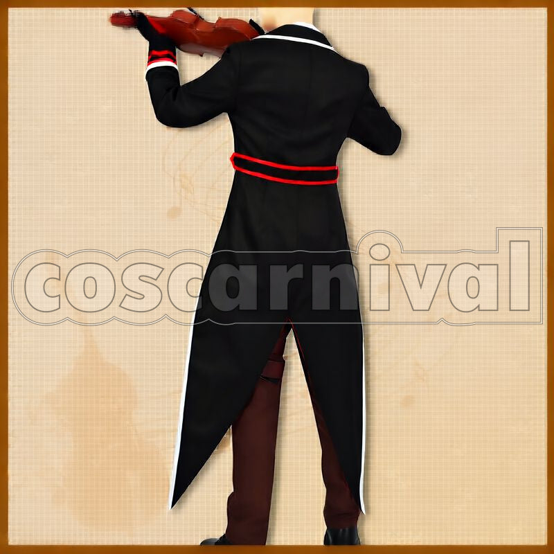 Diluc Concert Cosplay cosplay costume from Genshin Impact, back view
