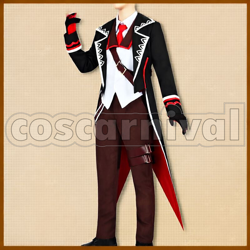 Diluc Concert Cosplay cosplay costume from Genshin Impact, front view 3