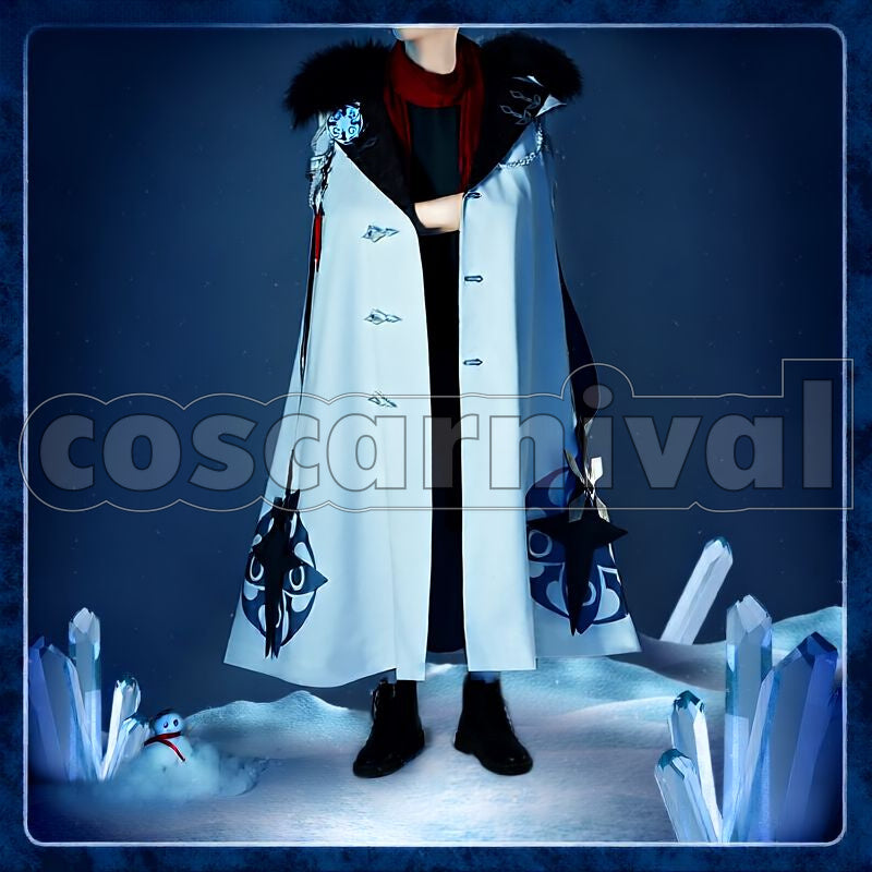 Fatui Harbingers All Members Cape Cosplay cosplay costume from Genshin Impact, front view 2