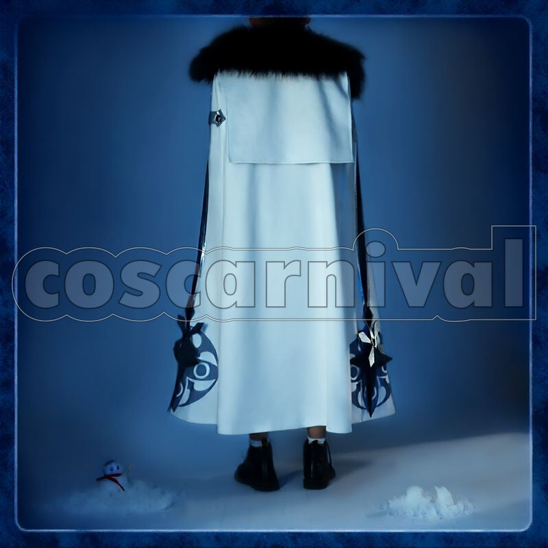 Fatui Harbingers All Members Cape Cosplay cosplay costume from Genshin Impact, back view