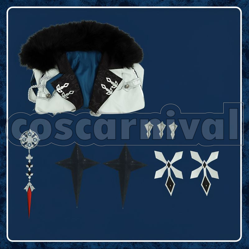 Fatui Harbingers All Members Cape Cosplay cosplay costume from Genshin Impact, set view