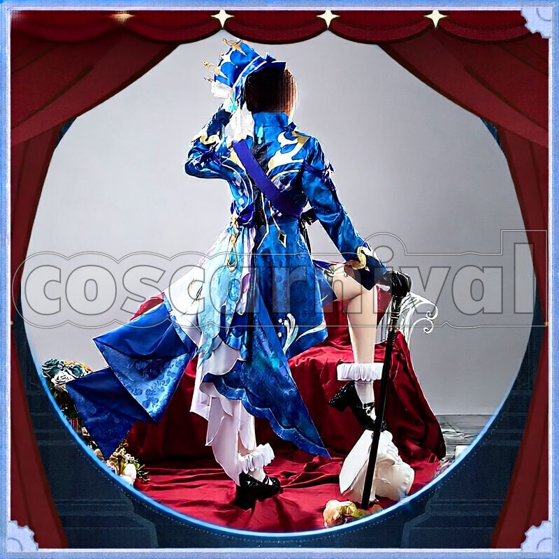 Fontaine Furina Cosplay cosplay costume from Genshin Impact, back view
