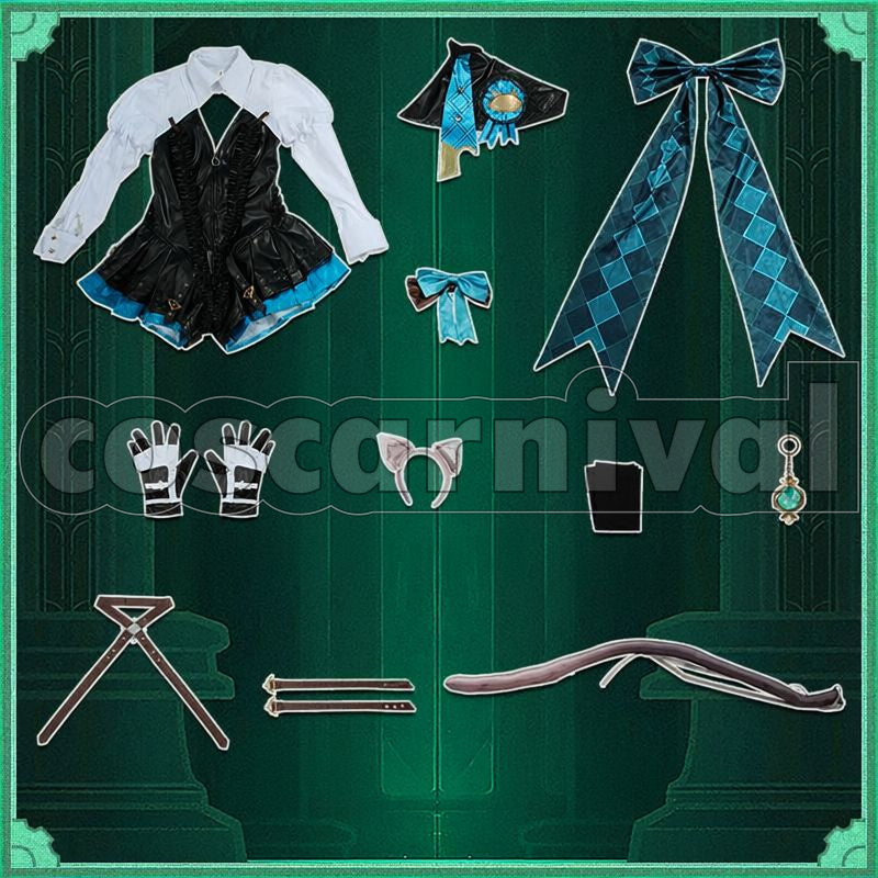 Fontaine Lynette Cosplay cosplay costume from Genshin Impact, set view