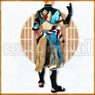 Inazuma Gorou Cosplay cosplay costume from Genshin Impact, back view