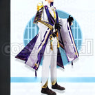Inazuma Kamisato Ayato Cosplay cosplay costume from Genshin Impact, front view 3