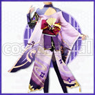 Inazuma Raiden Shogun Cosplay cosplay costume from Genshin Impact, back view