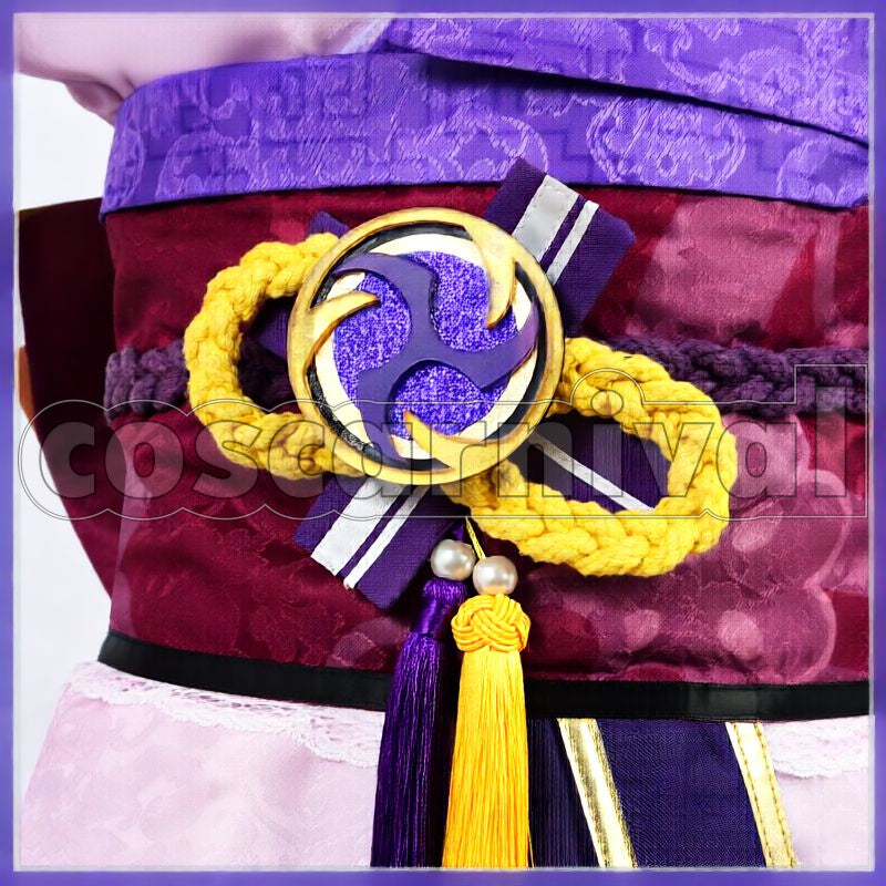 Inazuma Raiden Shogun Cosplay cosplay costume from Genshin Impact, detail-1