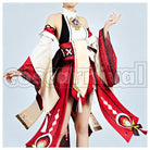 Inazuma Yae Miko Cosplay cosplay costume from Genshin Impact, front view 1