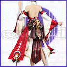 Inazuma Yae Miko Cosplay cosplay costume from Genshin Impact, back view
