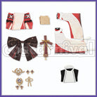 Inazuma Yae Miko Cosplay cosplay costume from Genshin Impact, set view