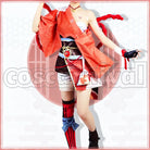 Inazuma Yoimiya Cosplay cosplay costume from Genshin Impact, front view 2
