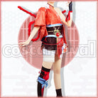 Inazuma Yoimiya Cosplay cosplay costume from Genshin Impact, front view 3
