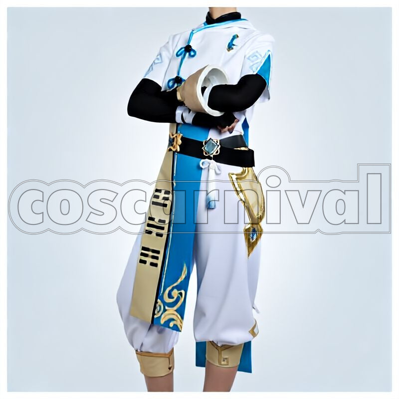 Liyue Chongyun Cosplay cosplay costume from Genshin Impact, front view 1