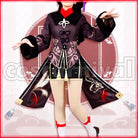 Liyue Hu Tao Cosplay cosplay costume from Genshin Impact, front view 2