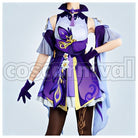 Liyue Keqing Cosplay cosplay costume from Genshin Impact, front view 5