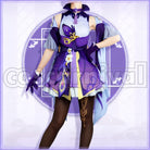Liyue Keqing Cosplay cosplay costume from Genshin Impact, front view 6