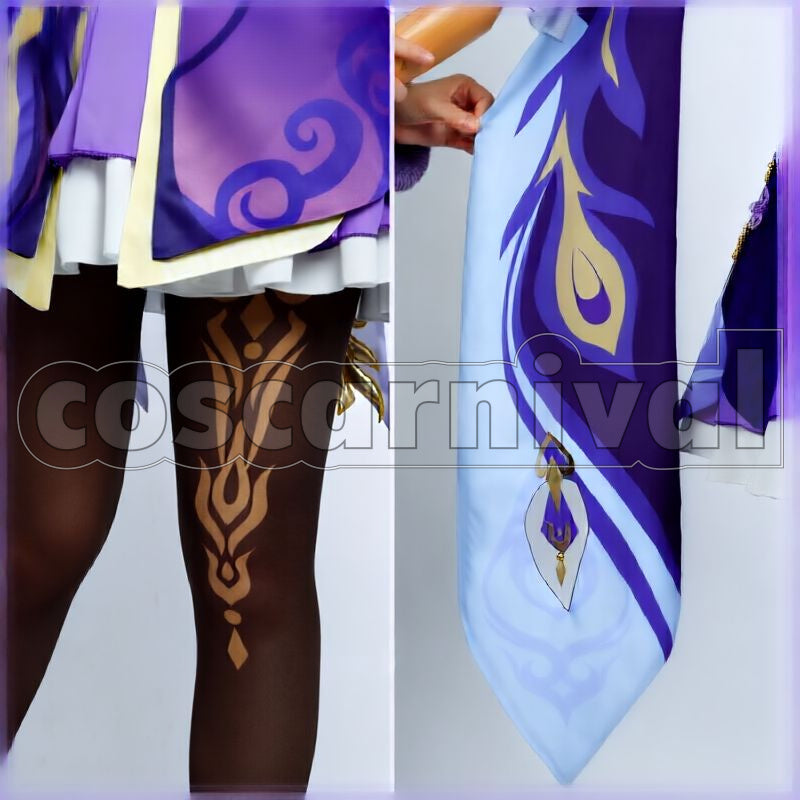 Liyue Keqing Cosplay cosplay costume from Genshin Impact, detail-7