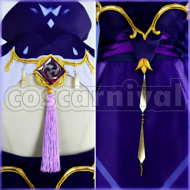 Liyue Keqing Cosplay cosplay costume from Genshin Impact, detail-9