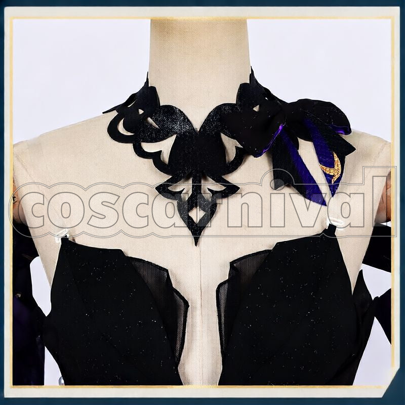 Liyue Keqing Opulent Splendor Cosplay cosplay costume from Genshin Impact, detail-2