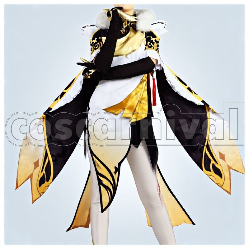 Liyue Ningguang Cosplay cosplay costume from Genshin Impact, front view 1
