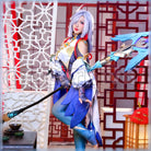 Liyue Shenhe Cosplay cosplay costume from Genshin Impact, front view 4