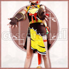 Liyue Xiangling Cosplay cosplay costume from Genshin Impact, front view 2