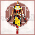 Liyue Xiangling Cosplay cosplay costume from Genshin Impact, front view 5