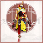 Liyue Xiangling Cosplay cosplay costume from Genshin Impact, front view 6