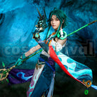 Liyue Xiao Cosplay cosplay costume from Genshin Impact, front view 3